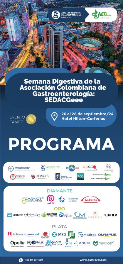 SEMANA DIGESTIVA DE LA ASOCIACIÓN COLOMBIANA DE GASTROENTEROLOGÍA